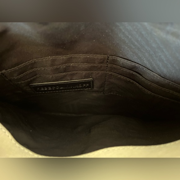 Rebecca Minkoff Leo Leather Envelope Clutch White - Picture 15 of 15